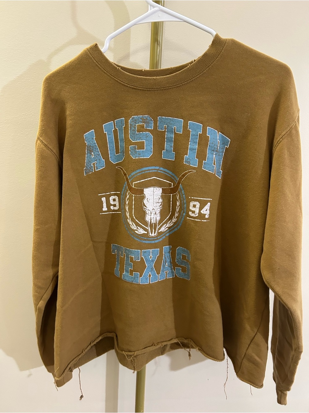 Austin Texas Graphic Sweatshirt - Brown